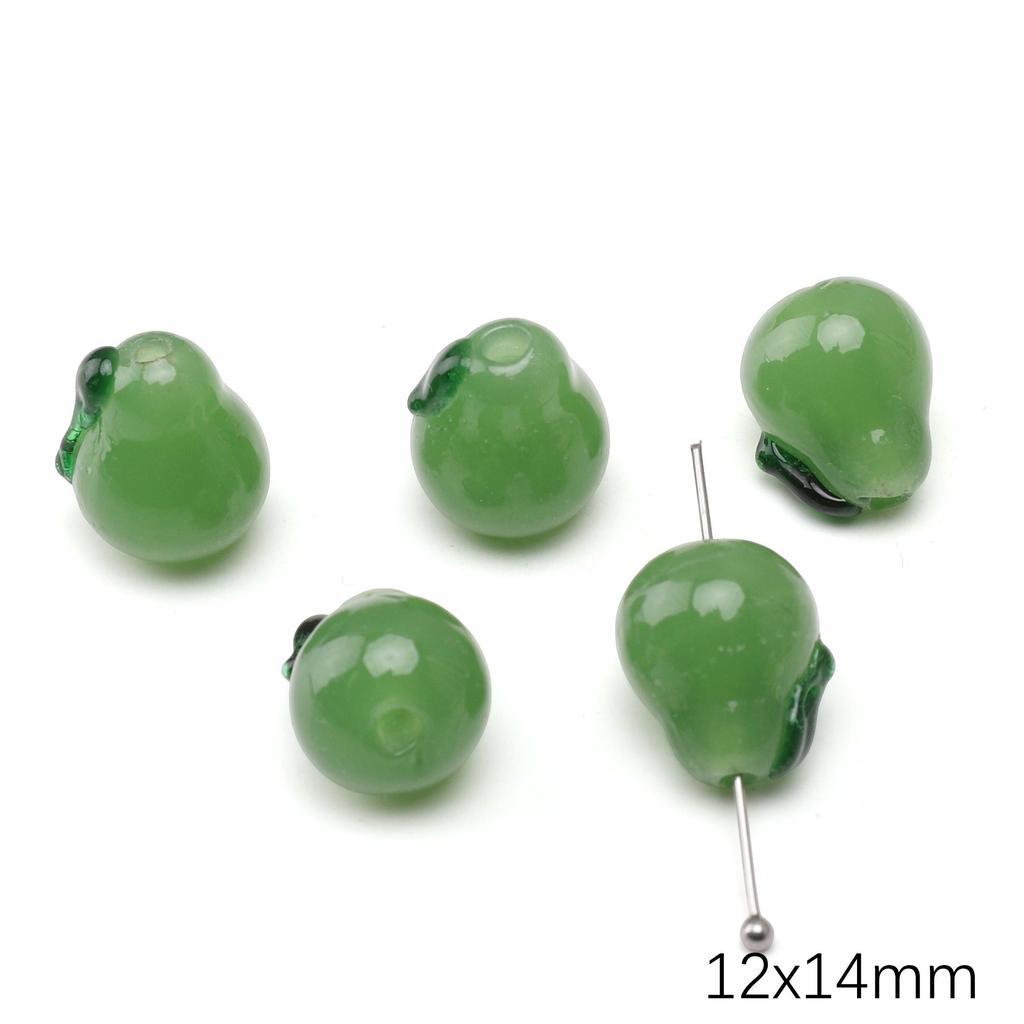 Glass Beads Fruit Charm For DIY Necklace Bracelet Earrings Jewelry Making Craft Accessories