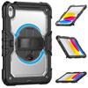 Tablet Case for iPad (2025) A3354/iPad 10.9 (2022) A2696 PC+Silicone Cover with PET Film and Shoulder Strap
