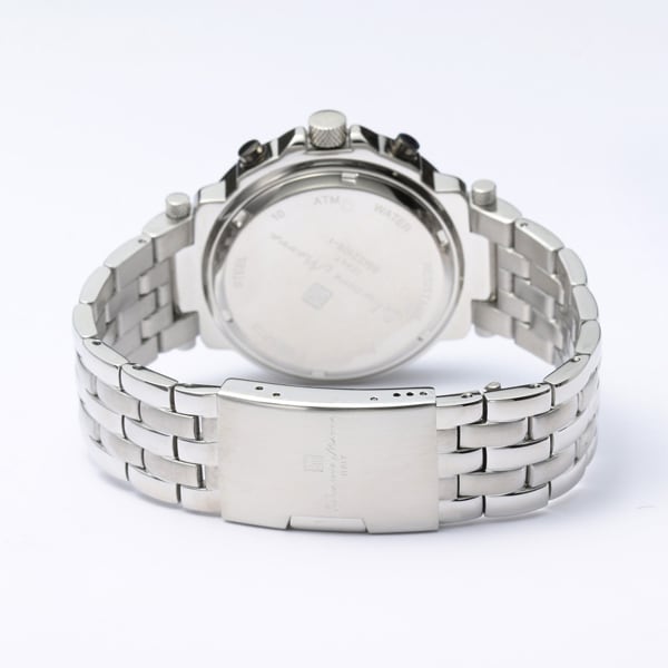 Salvatore Marra Men's Metal Belt Multi Function Watch SM22108-SSBK