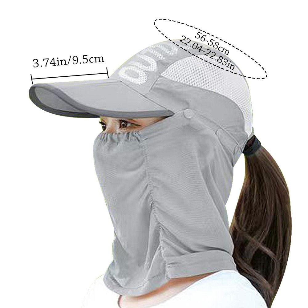 Quick Drying Sunshade Hat Neck Protection Wide Brim Hat Shawl Hats Sun Hat  Tea Picking