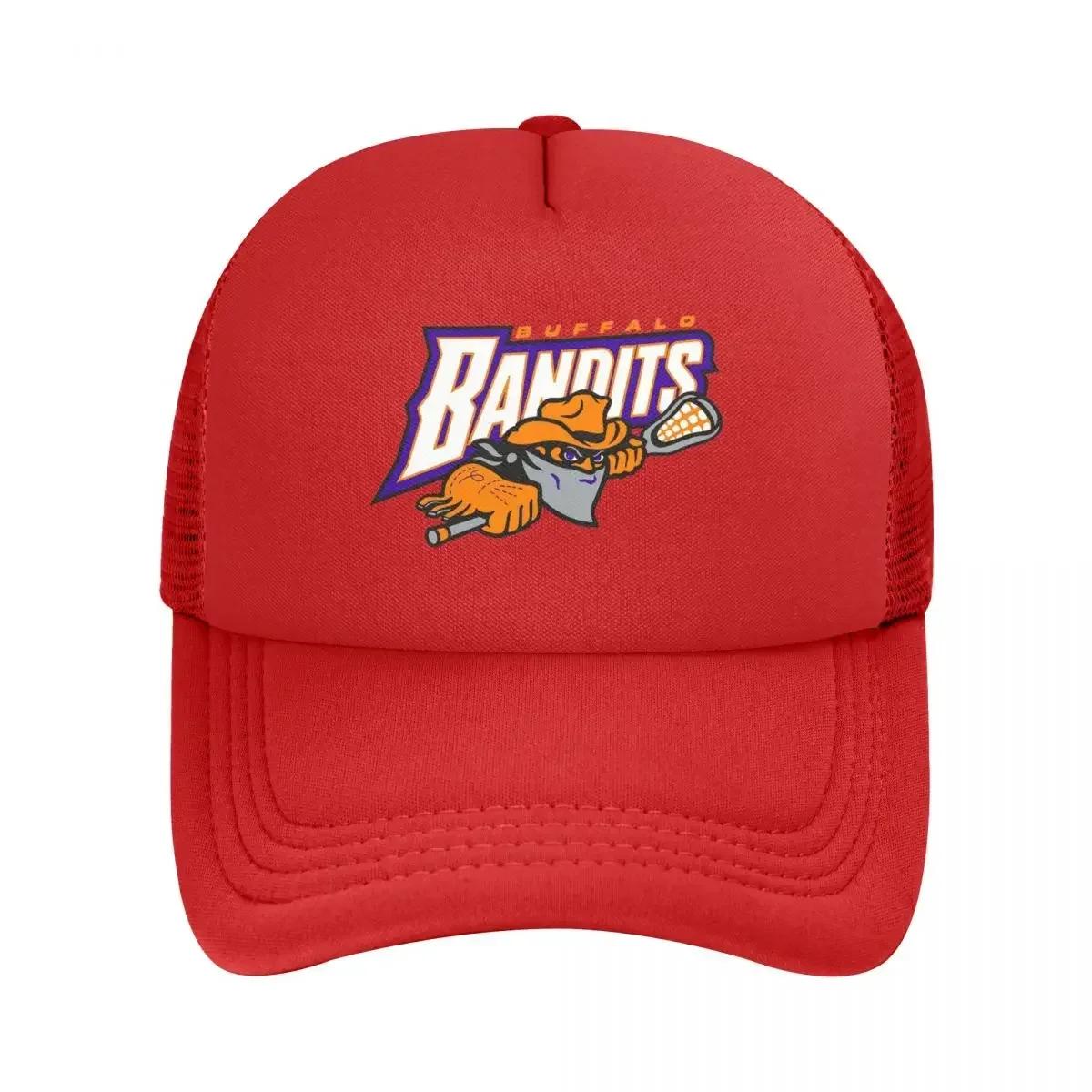 Buffalo Bandits Logo Design Mesh Baseball Caps Snapback Fashion Baseball Hats Breathable Casual Casquette Outdoor Unisex One Size