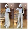 Girls' Korean Style Streetwear Cargo Pants - Spring/Autumn 2025 for Middle School