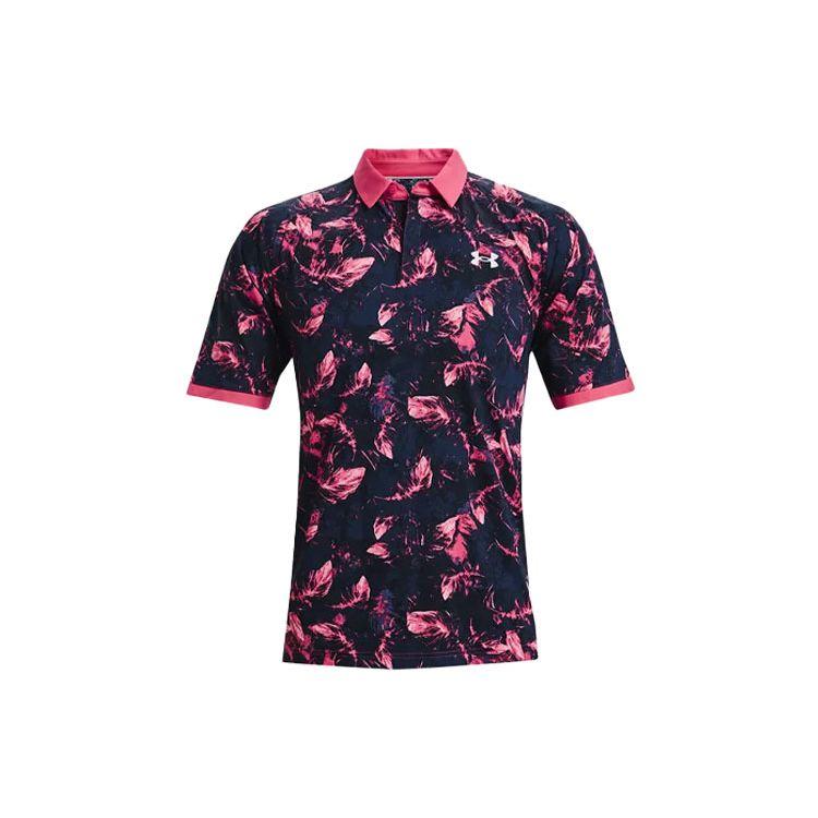 

Under Armour Iso-Chill Golf Short Sleeve Polo Shirt Men tops Pink 1366249-692 S