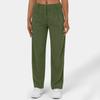Women's Casual Button Pocket Corduroy Straight-leg Pants