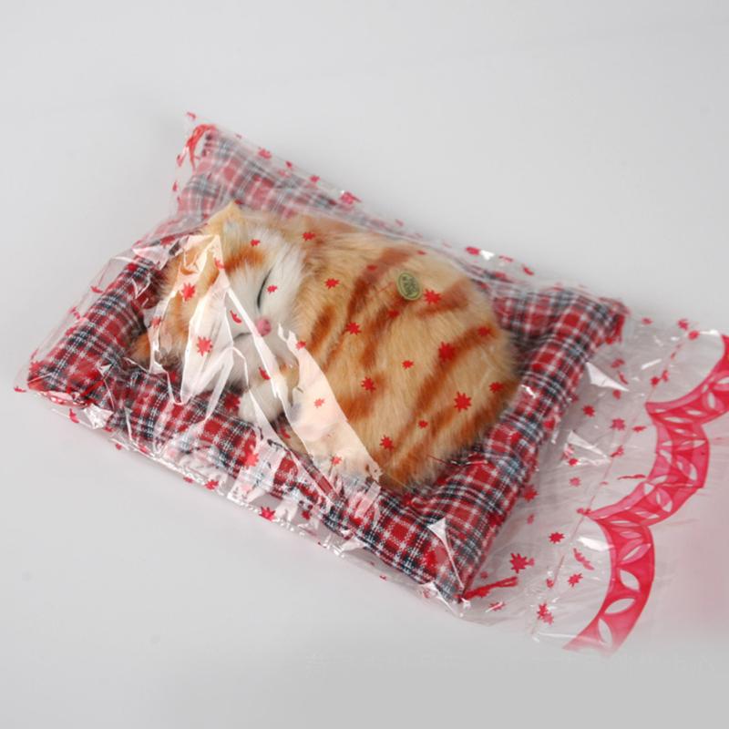 Car Decoration Doll Napping Cat Pad Imitation Cat Hair Elaborate Handmade Cute Cozy Home/Car
