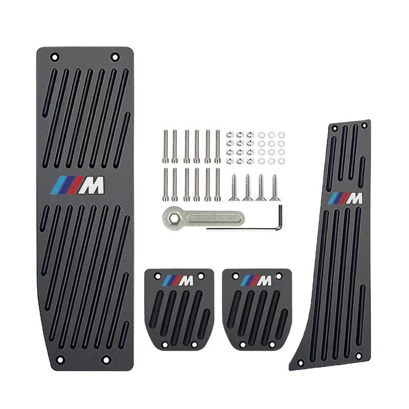 

For BMW AT MT 3 series E39/E46/E87/E90/E92 Anti-slip Foot Rest Fuel Brake Gas Pedal Pads Covers Car Accessories