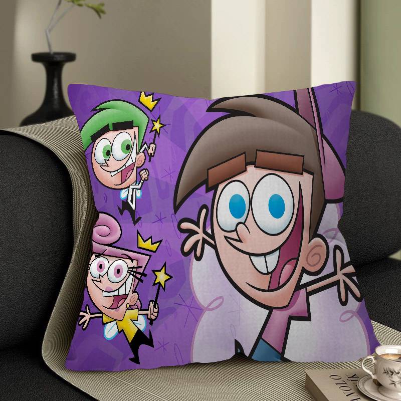 Cartoon The Fairly OddParents Pillow Gift Home Office Decoration Bedroom Sofa Car Cushion Cover Case 45x45