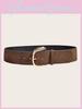 Vintage Mad Mad Stil Breiter Gürtel Für Damen Herren Taillenformer Mit Quadratischem Druckknopf Für Lässige Street Fashion