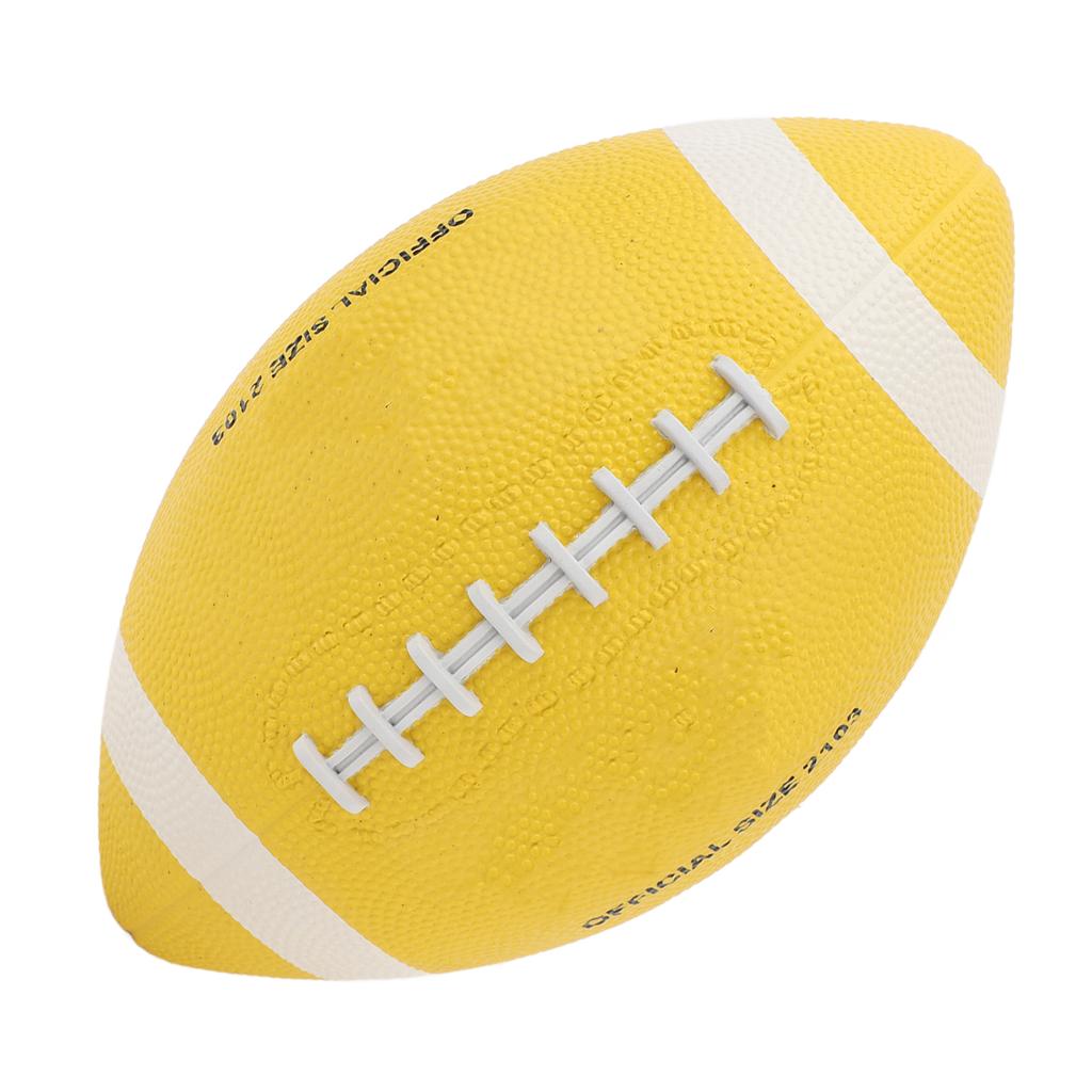 Palla da Rugby Professionale Misura 3 Gomma Leggera Portatile Alta Elasticità Allenamento Palla da Rugby per Principianti Adolescenti Pratica
