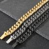 60CM Long 13MM Width Choker Necklace Man Solid Stainless Steel Curb Cuban Link Chain Necklaces for Men Male Jewelry Vintage