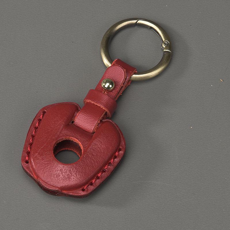 Handmade Genuine Leather Key Case for Honda Motorcycle CBR650, CB550, NC750 - Personalized Cowhide Holder