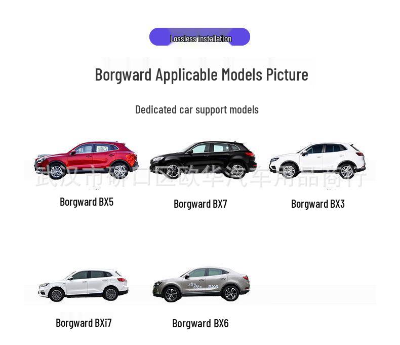 High-Definition Dash Cam for Borgward BX5/BX6/BX7/BXi7 with WiFi Connectivity