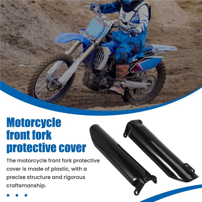 1Pair Motorcycle Front Fork Absorber Protector Covers Plastic Guards For 110Cc 125Cc 140Cc 150C 160Cc Dirt Bike Pit Bike-A87Q