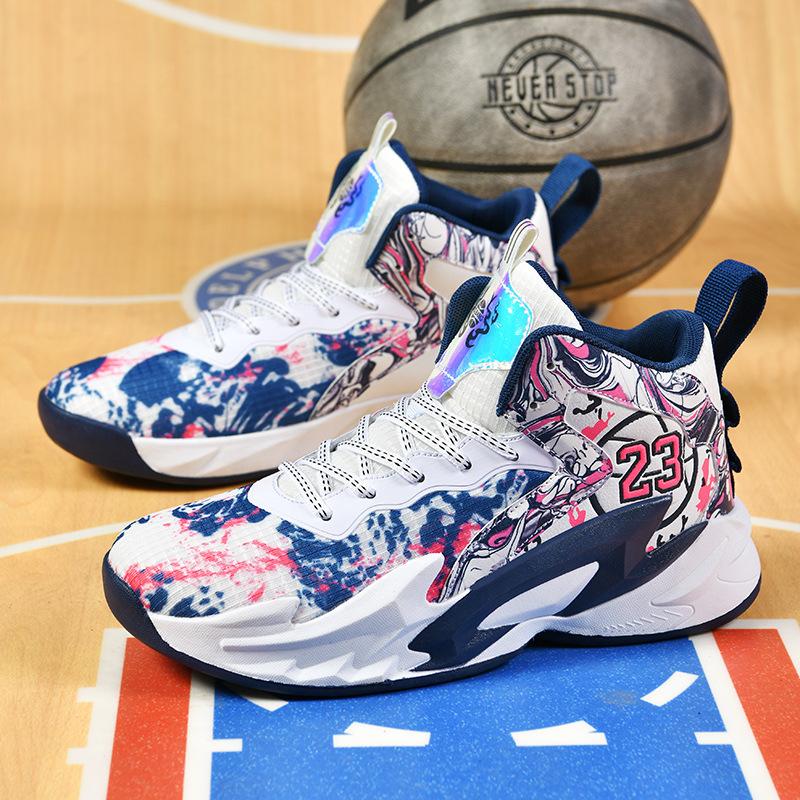 Jinjiang basketball shoes men's 2025 spring and autumn actual combat sneakers youth non-slip wear-resistant sports shoes breathable men's shoes