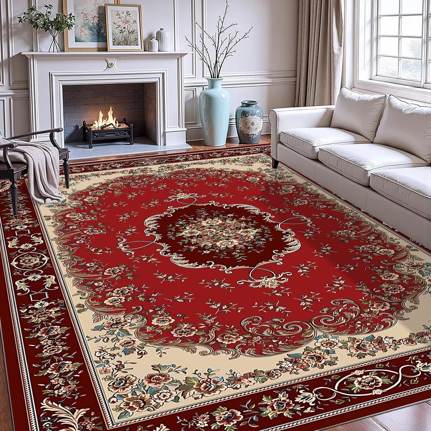 

Европейский персидский ковер для гостиной, ковер для спальни, прикроватный ковер, износостойкий коврик для дивана и чайного столика для дома 200*300cm