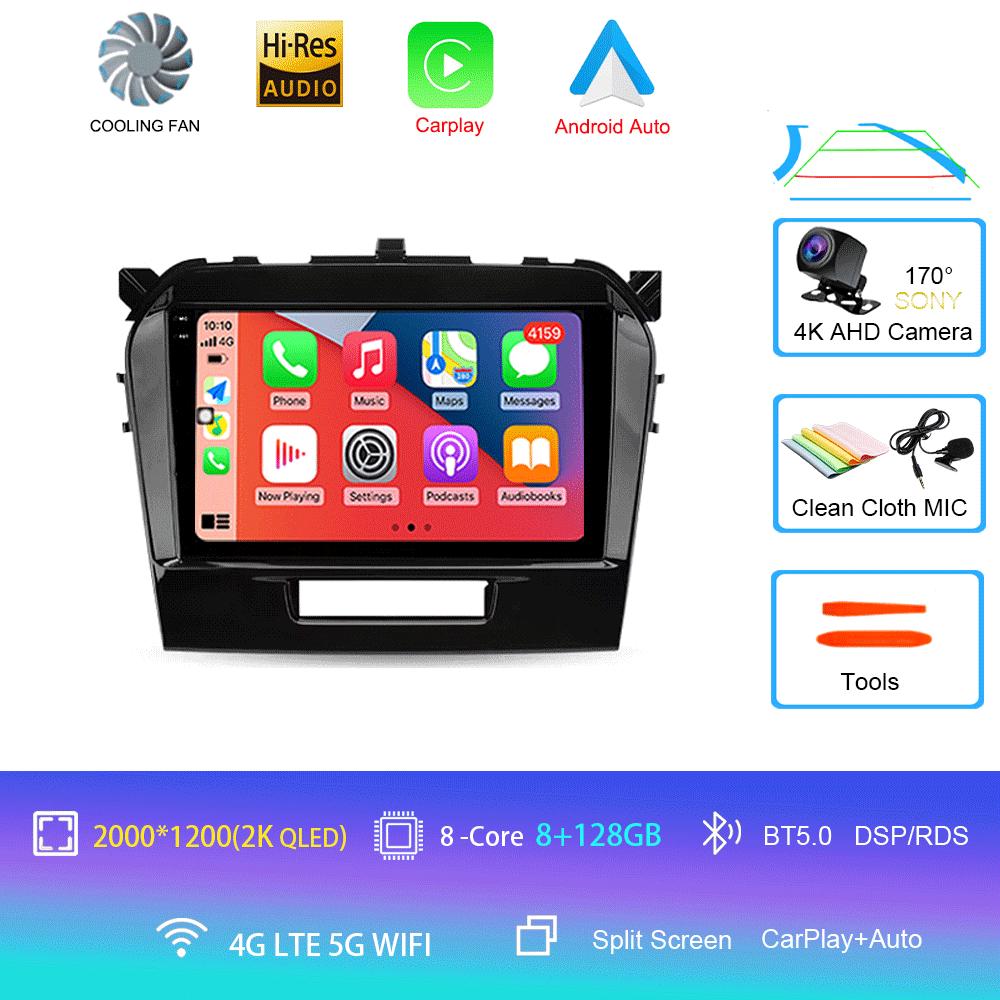 Android 14 Car Radio For Suzuki Vitara 4 2014 - 2018 Multimedia Video Player Navigation Stereo GPS No 2din 2 Din Dvd