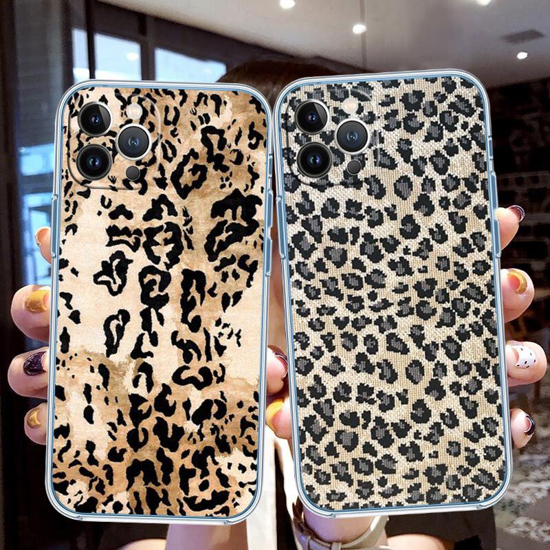 Luxury Leopard Phone Case for Motorola Moto E13 E15 E20 E22 22I E22S E30 E32 E40 E7 E7I G Plus Power Play Stylus G22 G14