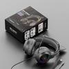 SY-G40 3,5 mm USB-kabelanslutet styrt headset Dragon Eyes Luminous Gaming Söta kattöron Huvudmonterade datorhörlurar med mikrofon För PC Bärbar dator