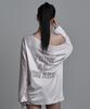 Aejeuyua Cross Line Off-Shoulder T-Shirt Pink