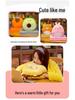 Fruit Animal 3-in-1 Pillow Blanket: Dual-Use Nap Pillow, Car Cushion, and Air Conditioning Blanket