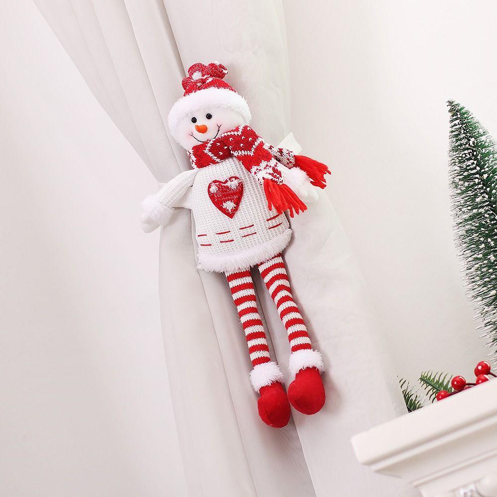 Long-legged Long-legged Doll Curtain Buckle Santa Santa Curtain Fastener  New Year