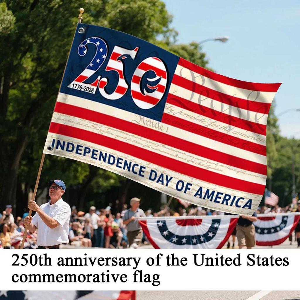 U.S. 250th Anniversary Commemorative Flag (60*90, Reversible)