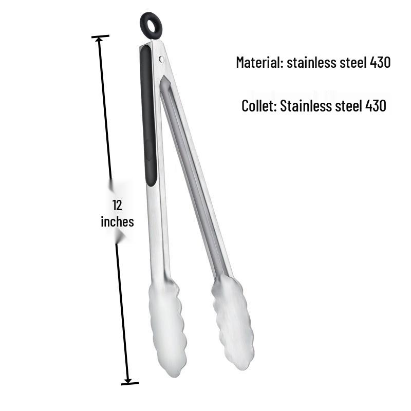 Heat-Resistant Silicone Food Clips: Commercial-Grade Grilling Tools for Steak & BBQ