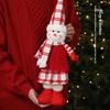 Elastic Holiday Decorations 3 Styles Expandable Santa Snowman Deer Christmas Parties Shelf Display