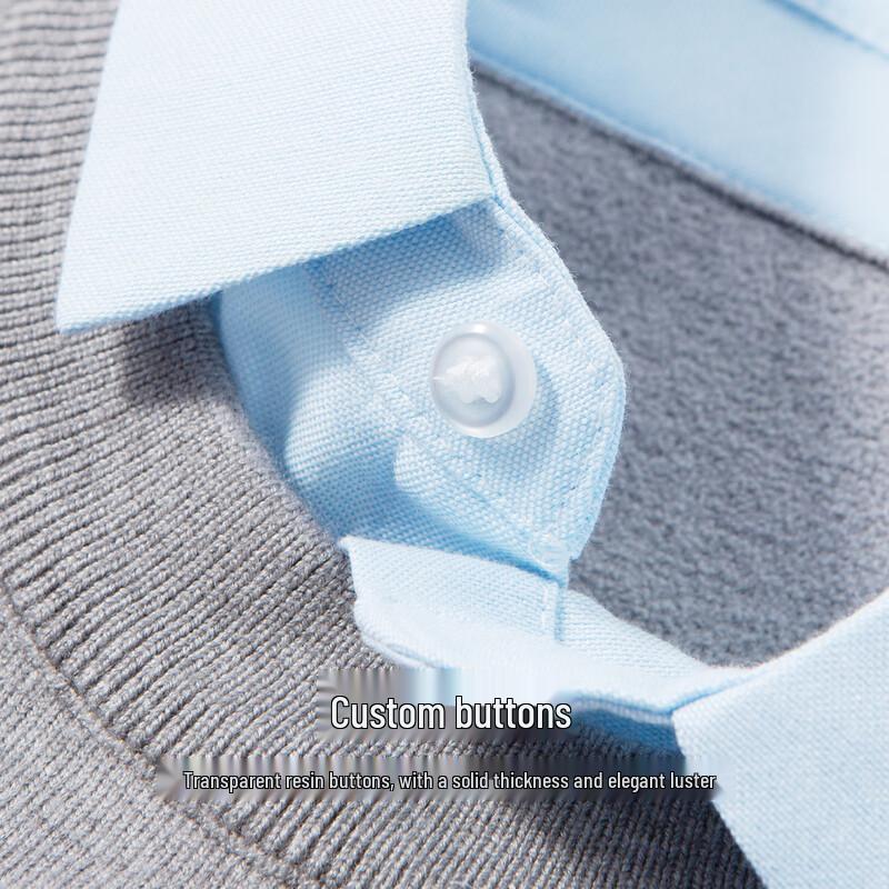 Hodo Men's Fleece Lined Faux Two-Piece Shirt Collar Sweater