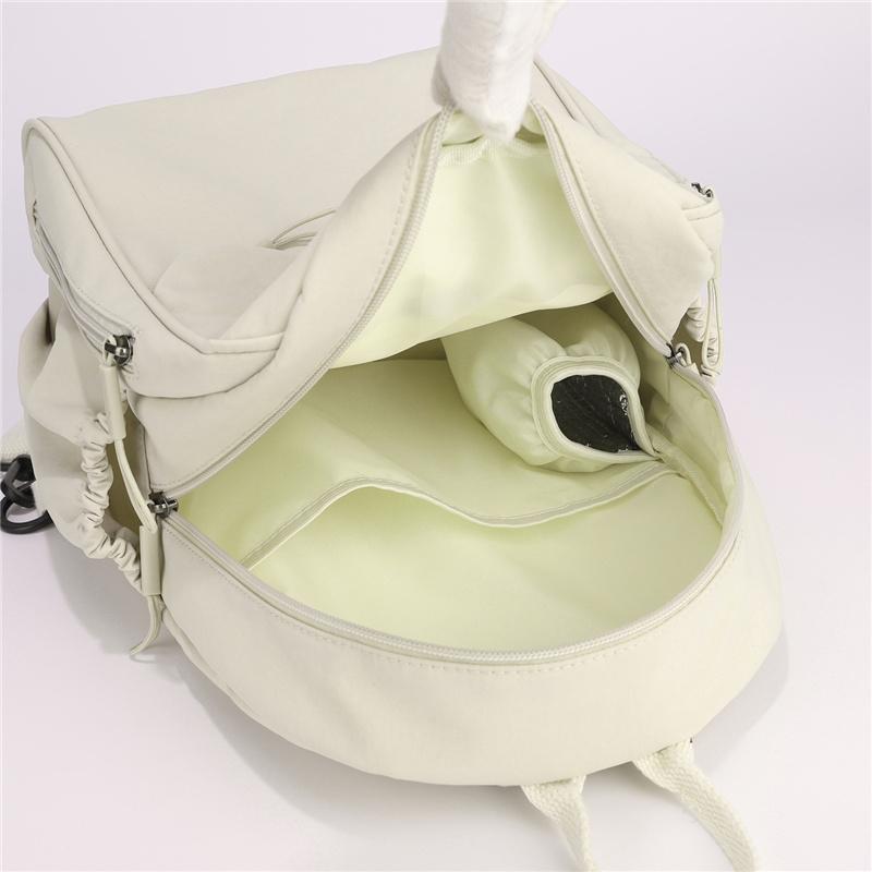 Large Capacity Outdoor Backpack Lightweight Solid Color Backpack