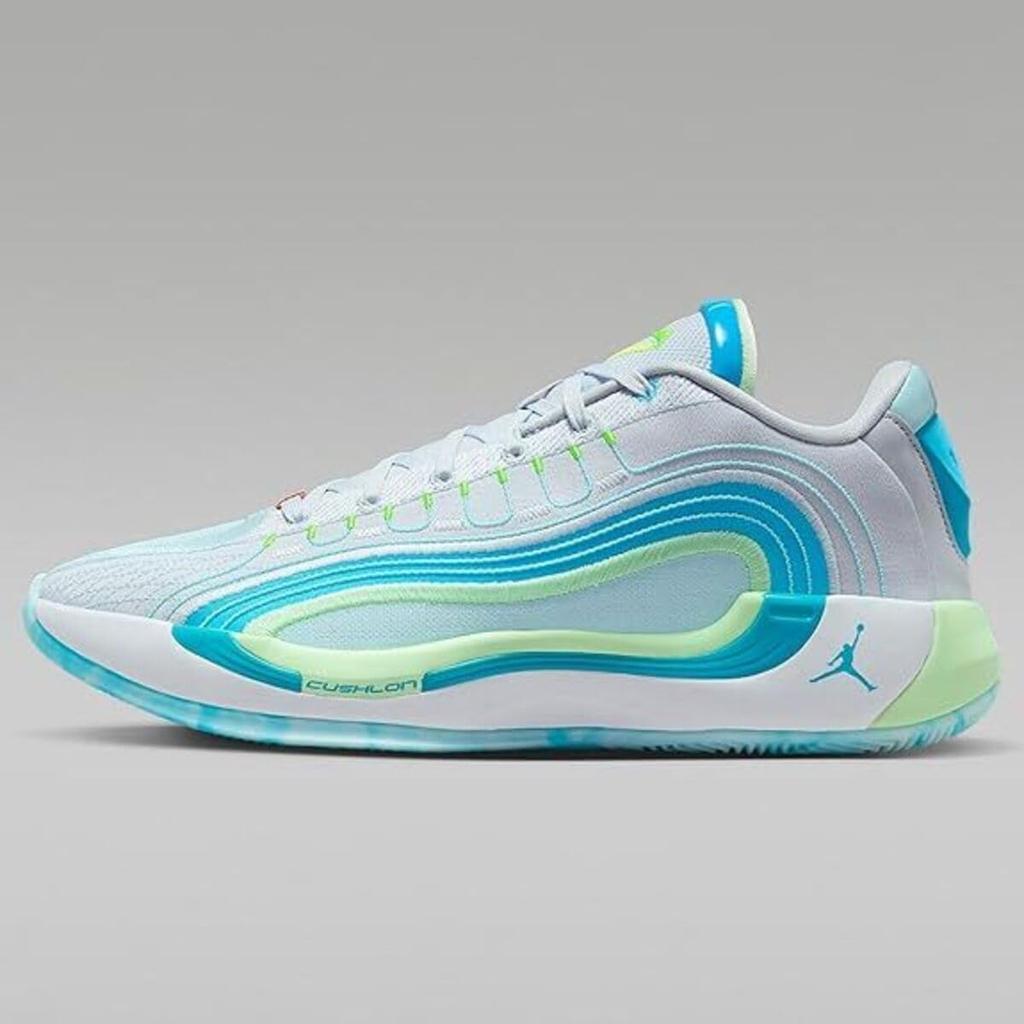 Nike Luca 4 PF Football Size Navigator, Gray/Copa/Vapor Green/Laser Blue, HF0824-002, 27.0cm