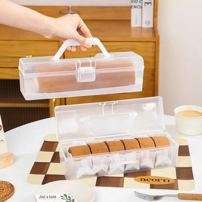 Reusable Cake Roll Storage and Cutting Box 