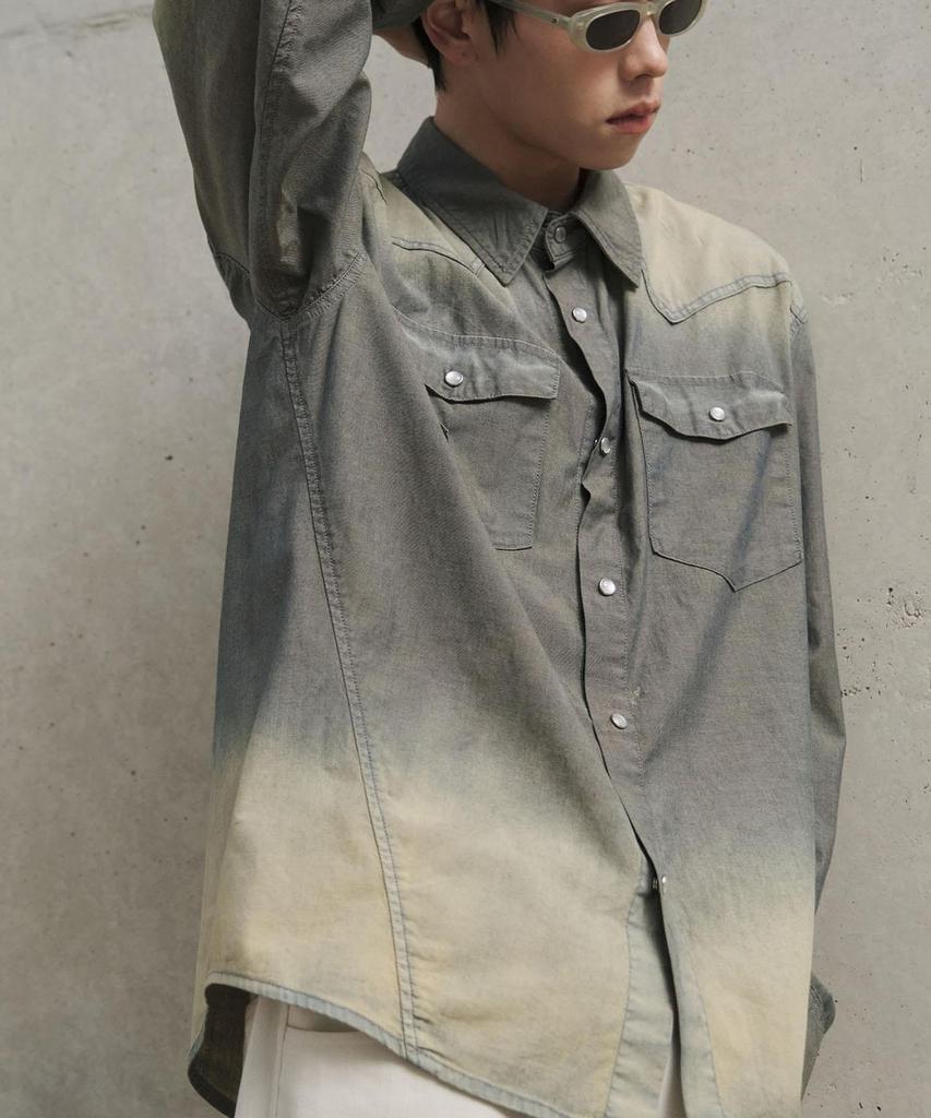 SENTAIR Lapis Western Denim Shirt_D1