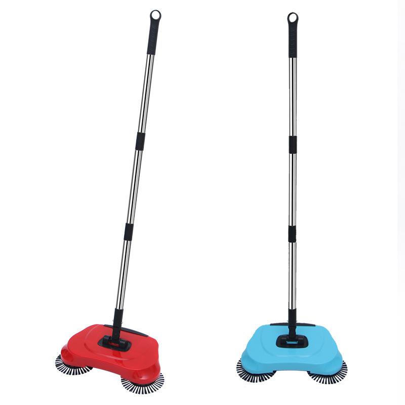 Push-Type Sweeper and Mopping Vacuum Cleaner Combo: Broom, Dustpan, and Soft Mop All-in-One