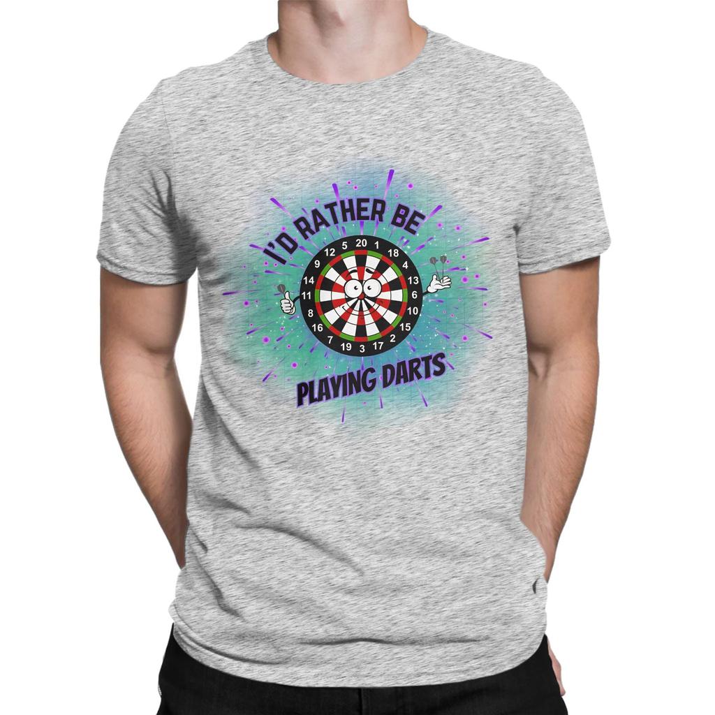Classic Funny 100 Cotton Tshirt Darts Dartboard Tees Tops For Unisex