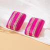 Hong Kong Style Retro Square Earrings - Versatile, Personalized, Fashionable Women's Accessory