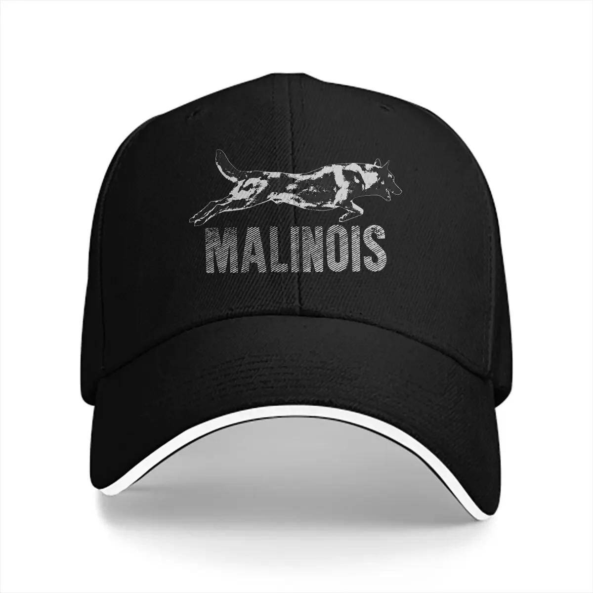 

aWashed Unisex s Baseball Cap Malinois Belgian Shepherd Trucker Snapback Caps Dad Hat K-9 Unit Police Dog Golf Hats One Size