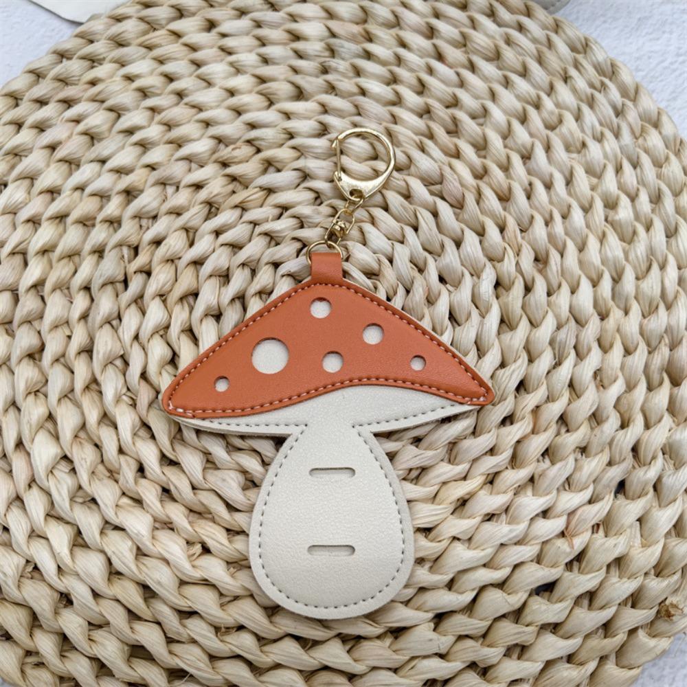 DIY Mushroom Shaped Keychain Hanger Sunglasses Holder Lovely Sunglasses Bag Bag Ornament
