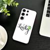 2026-Four-leaf Clover Phone Case For Samsung S26,S25,S24,S23,S22,S21,S20,Plus,Fe,Lite,Others Black Cover