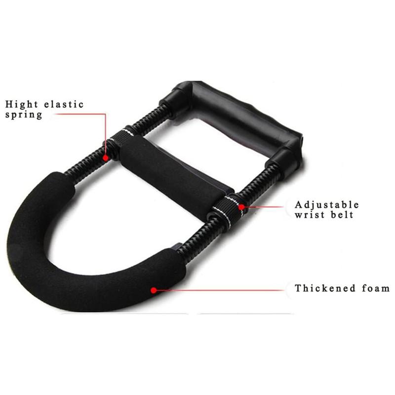 Gym Fitness Exercise Arm Wrist Exerciser Fitness Equipment Grip Power Wrist Forearm Hand Gripper Strengths Training Device