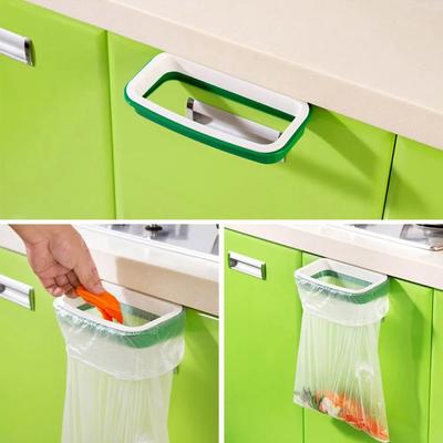 Hanging Kitchen Cabinet Door Trash Rack Style Storage Garbage Bags Kitchen Organizer Rack the Goods for Kitchen Organizer
