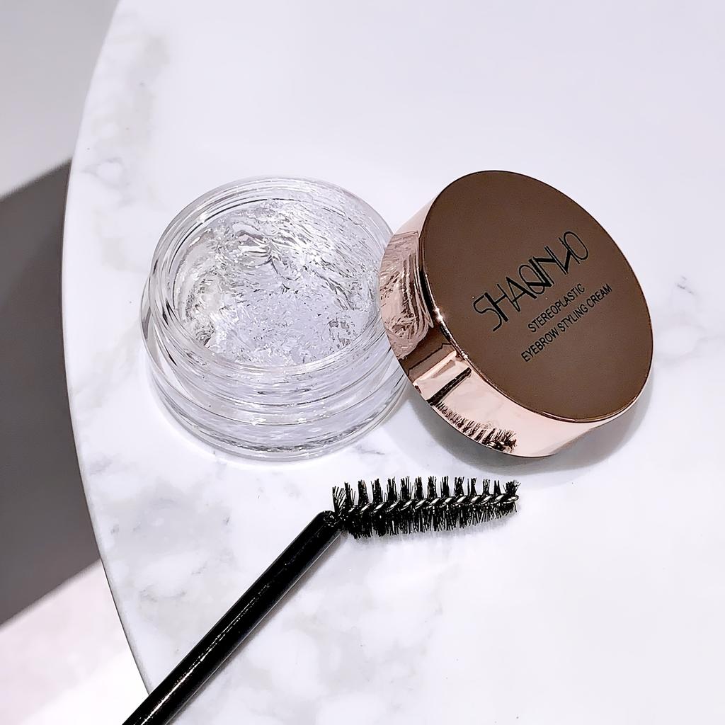 Wild Brow Taming Gel,3D Eyebrow Styling Gel,Long Lasting Waterproof and Sweat Proof,Eyebrow Makeup Shaping Soap,Transparent Gel