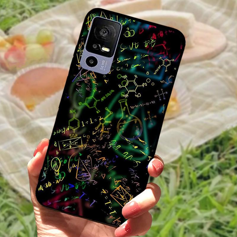 Weiche TPU-Handyhülle für TCL 40R 5G Stoßfeste Schwarze Schutzhülle Bumper für TCL 40 R 5G Schöne Modische Handy-Rückseite Fundas Coques