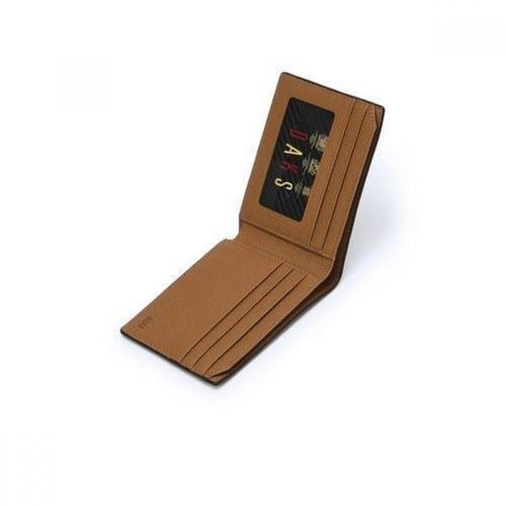 Daks Slim Wallet Black Brown Color Combi Dbwa6f702bk