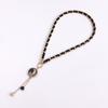 Zinc Zinc Alloy Flannel Wrapped Choker Black Star Tassel Necklace Love Heart Fritillary Necklace  Women