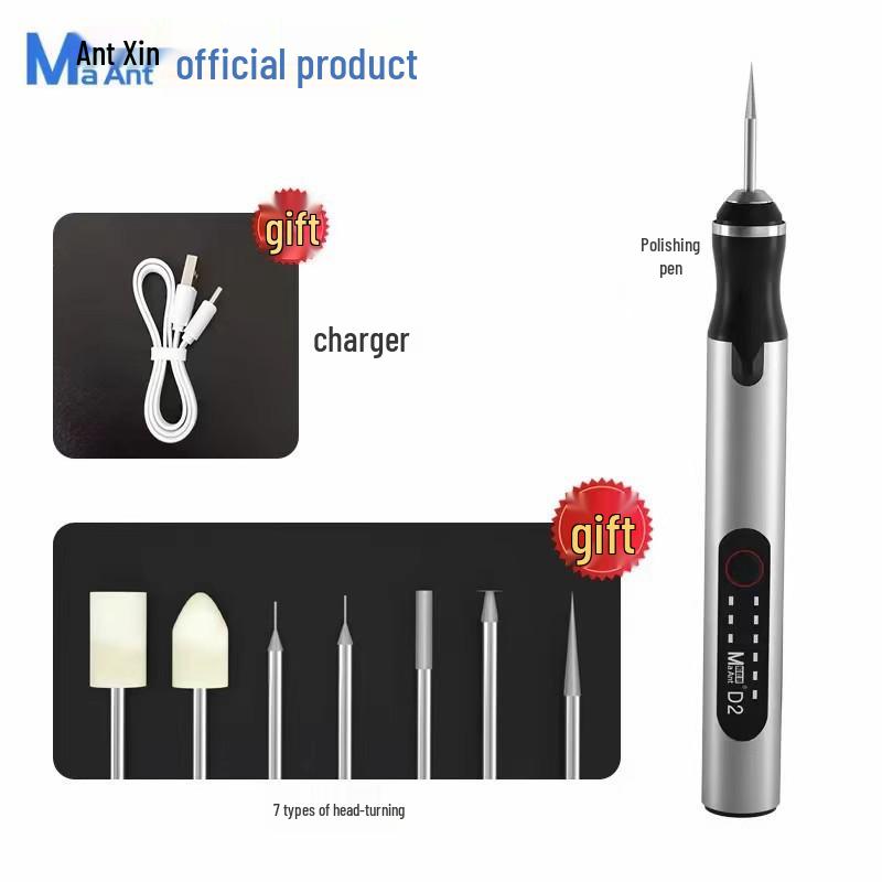 Ant Xin D2 Adjustable Speed Electric Polishing Pen for Mobile Repair: Polishes, Cuts, Removes Rust, Engraves, and Disassembles.