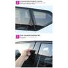 For Porsche Panamera 970 MK1 2009~2016 Chassis G1 Window Trim Covers Center Film Column B C Pillar Posts Sticker Car Accessories