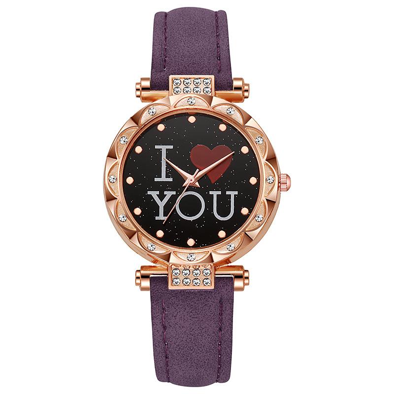 Fashionable decorative watch Korean Style Simple Casual Women's Watch Gift Fashion Personality Gift Small and Exquisite Women's Quartz Watch
