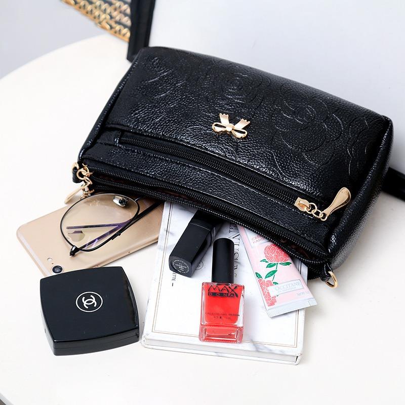 Bag women's new printed messenger bag women's shoulder medium women's bag a retro style