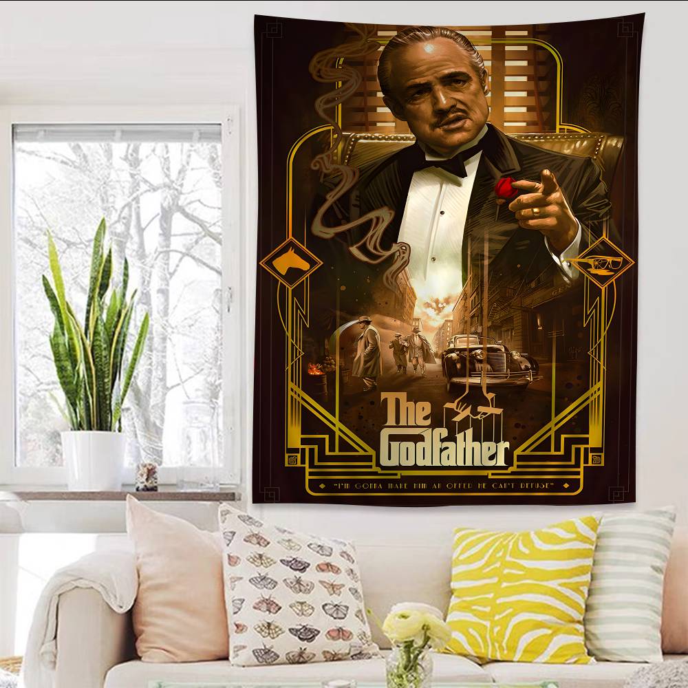 Movie The Godfather Hippie Wall Hanging Tapestries Bohemian Wall Tapestries Mandala INS Home Decor